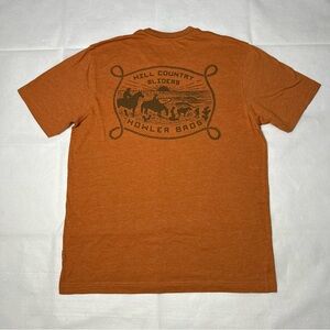 Howler Brothers Short Sleeve Pocket T Shirt Men’s Size Medium Orange